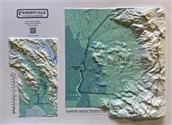 Coombsville AVA 3D Map with Napa Valley Inset 0065